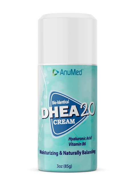 buy anumed all natural bioidentical dhea 20mg cream dehydroepiandrosterone hyaluronic b6