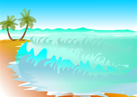 free beach scene clipart download free beach scene cl