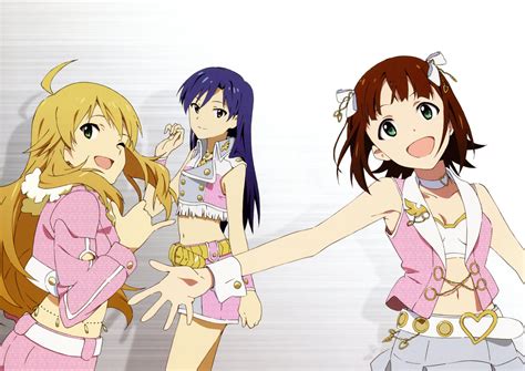 Hoshii Miki Amami Haruka And Kisaragi Chihaya Idolmaster And More Drawn By Akai Toshifumi