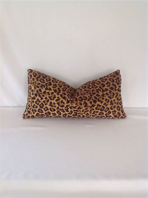 11 X 20 Leopard Print Lumbar Pillow Cover By Feniashomedecor