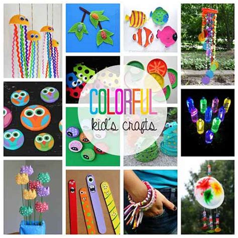 55 Colorful Kids Crafts