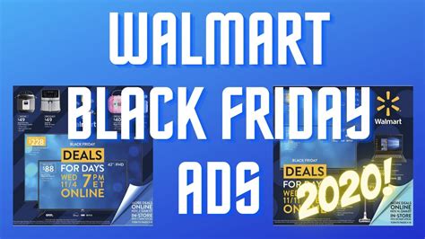 What Online Stores Will Have Black Friday Sales - Walmart Black Friday Ad 2020 | Online & In-Store Deals - YouTube