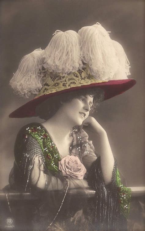 Edwardian Woman Postcard Etsy Glamour Ladies Belle Epoque Fashion