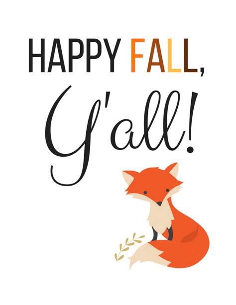 Happy Fall Yall Free Fall Printable Momdot