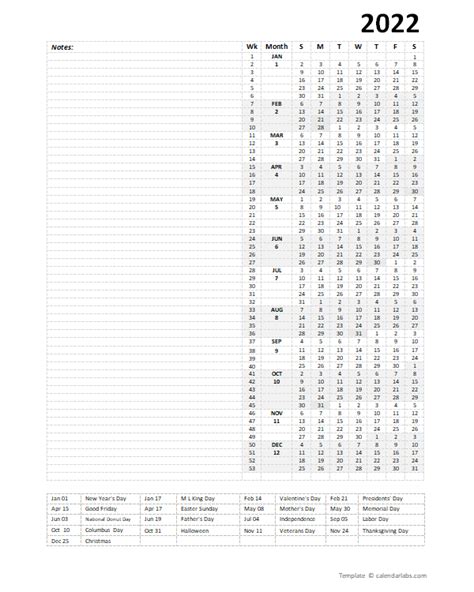 2022 Yearly Project Planning Template Free Printable Templates