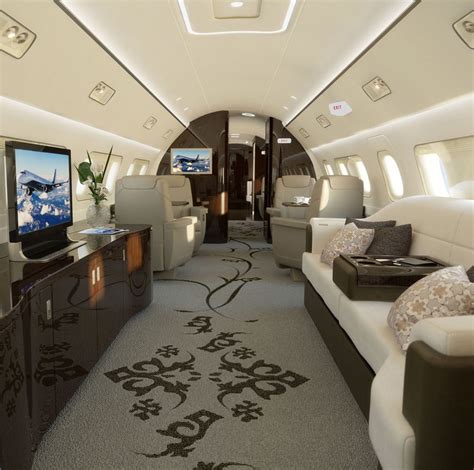 beautiful private jet interior slaylebrity
