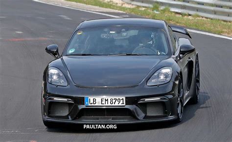 Spied Porsche Cayman Gt Testing At The Ring Paultan Org