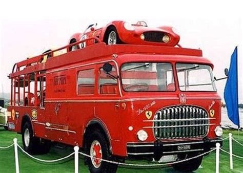 Late 1950s Vintage Ferrari Race Car Transporter Ferrari Car Race