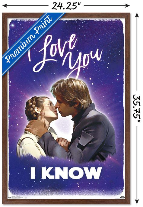 Star Wars Saga I Love You I Know Poster Ebay