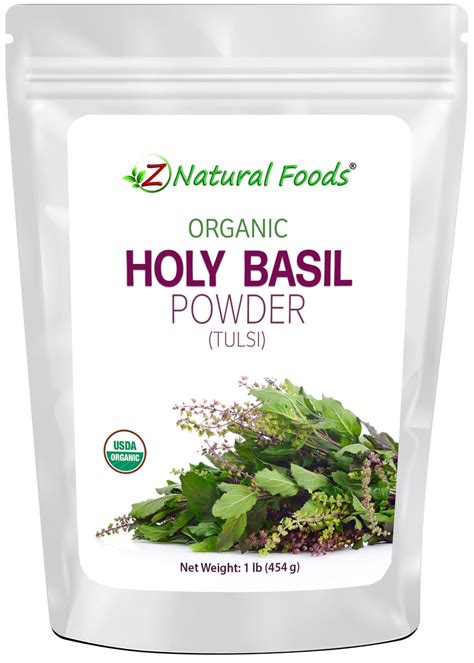 Experience The Health Benefits Of Organic Holy Basil Powder