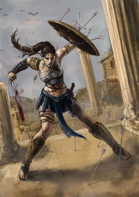 Baronwittmann Amazon Warrior Greek Warrior Fantasy Female Warrior