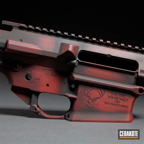 Stag Arms Upper Lower Handguard With Cerakote H 146 And H 221 By