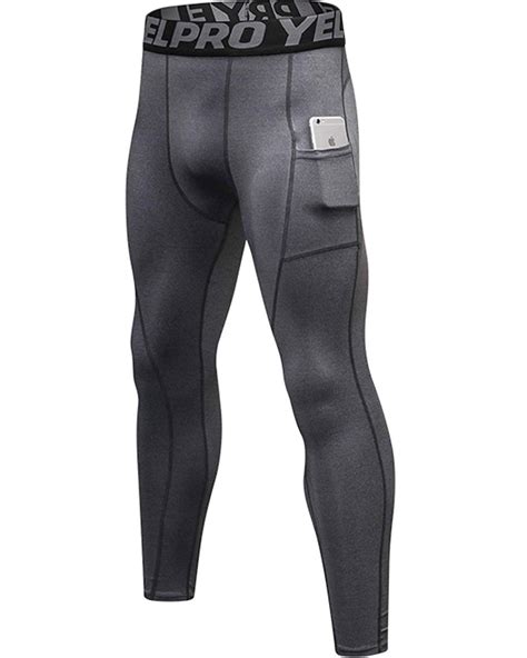 men s moisture wicking compression pants baselayer cool dry sports leggings workout tights with