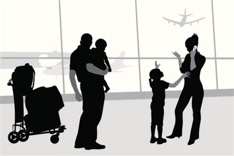 Download Family Trip Vector Silhouette Stock Illustration ...