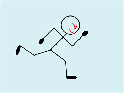 Running Man Stick Figure