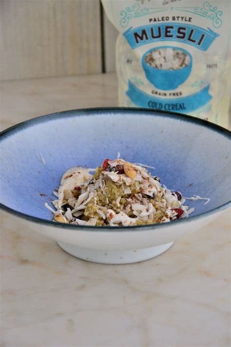 Quinoa Muesli With Coconut Milk Yogurt Vegan Dairy Free Gluten Free