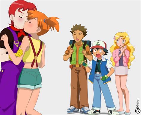 Cm Kiss By Neica On Deviantart Pokemon Ash And Misty Ash And