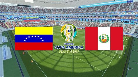 Carrillo clasifica a perú a cuartos. VENEZUELA X PERU - COPA AMÉRICA BRASIL 2019 - 1ª RODADA ...