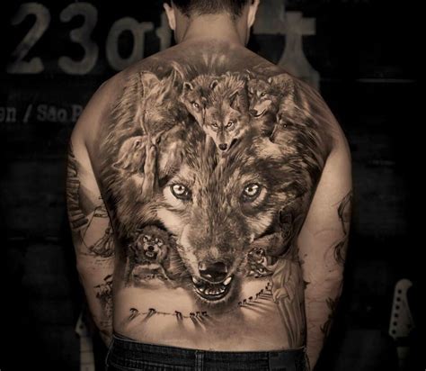 Wolf tattoo by Niki Norberg | Photo 29336