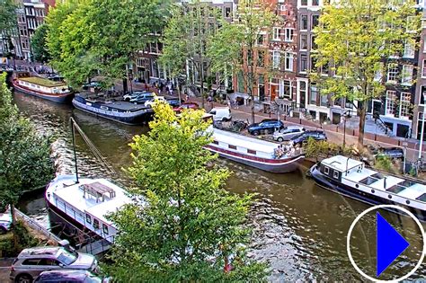 Live Streaming Webcam Singel Canal And Street View Amsterdam Netherlands
