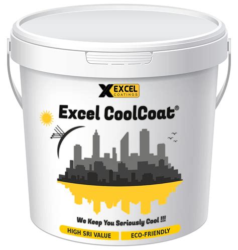 Buy Excel Coatings Coolcoat High Sri Heat Reflective Paint Cool