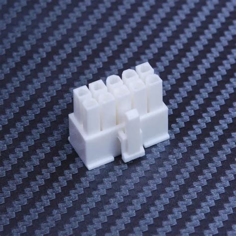 Shakmods 10 Pin Female Power Supply Connector Socket White 10 Free