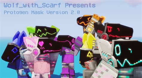 Protogen Mask Version 20 Minecraft Texture Pack