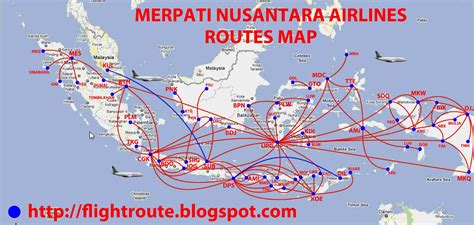 All air serbia flights on an interactive flight map, including air serbia timetables and flight schedules. international flights: Merpati Nusantara Airlines route map