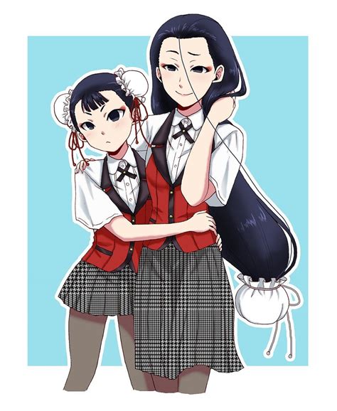 Miyo Inbami And Miri Yobami Kakegurui Xx Animes Yandere Fanarts Anime