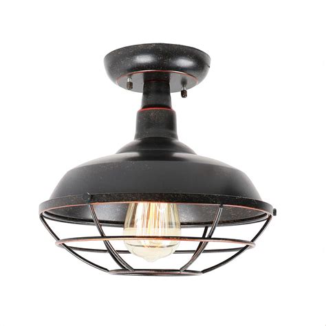 Ceiling light fixtures are the perfect lighting solution for kitchens, bedrooms, hallways and many of our flush mount ceiling lights allow you to choose a matching light shade separately, giving you the. Y Decor Small 1-Light Oil Rubbed Bronze Outdoor Ceiling ...