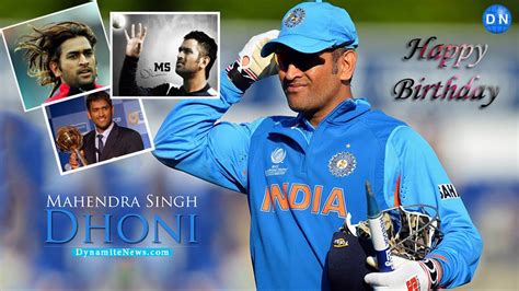 Birthday Special Five Facts About Captian Cool Ms Dhoni Dynamite News