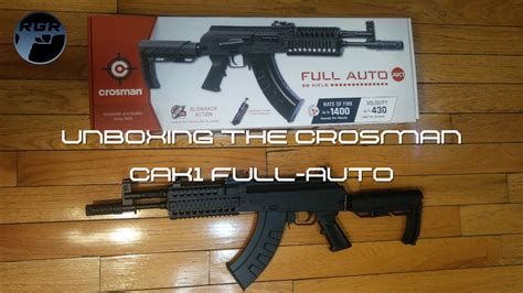Unboxing The New Crosman Ak1 Full Auto 177 Caliber Air Rifle Youtube