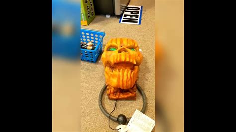 Spirit Halloween Pumpkin Door Knocker Youtube
