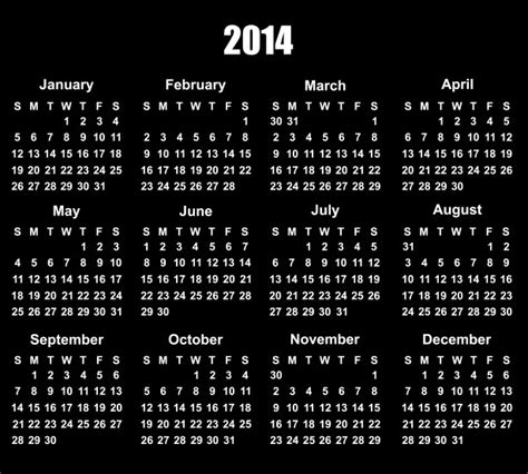 2014 Calendar Template Free Stock Photo Public Domain Pictures