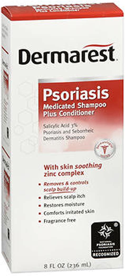 Dermarest Psoriasis Medicated Shampoo Plus Conditioner 8 Oz The