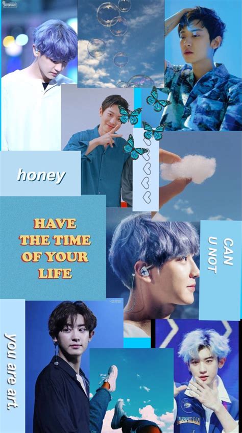 Check spelling or type a new query. Chanyeol Aesthetic Wallpaper | Biru, Gambar, Pacar pria