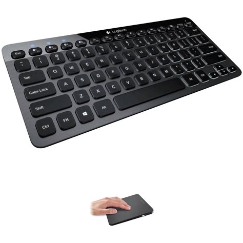 Logitech Illuminated Bluetooth Keyboard With Wireless Touchpad