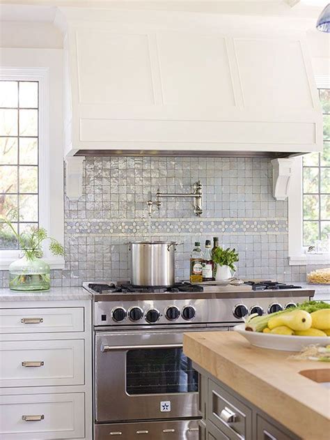 Blue Backsplash Trendy Kitchen Tile Blue Backsplash Kitchen Renovation