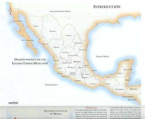 Mapa De Mexico Con Nombres Y Division Politica Mexico Desconocido Images
