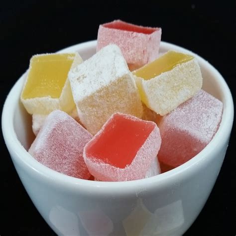 Turkish Delight Rose And Lemon 250g In A Hand Crafted Birthday Etsy