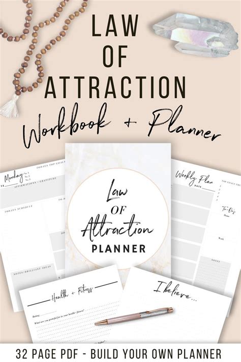 Share & embed law of attraction planner . Law Of Attraction Planner - Meditate & Manifest Journal ...
