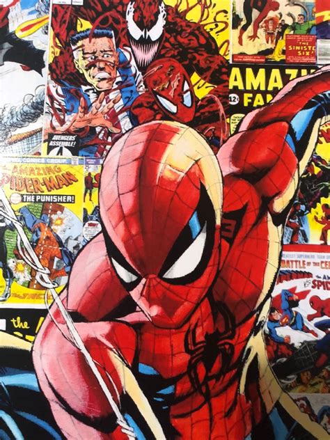 Spider Man Collage 11x14 Inch Print Etsy