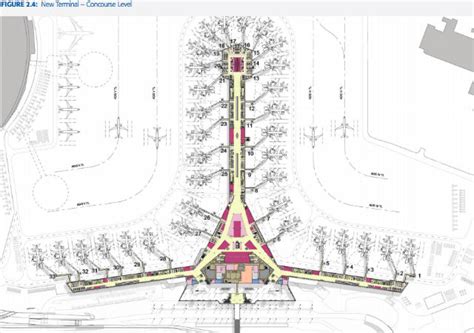 Pictures Newarks New Terminal 1 Design Shapes Up