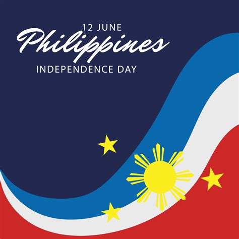 Vector Illustration Of A Background For Philippines Independence Day