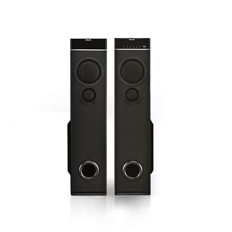 Philips Audio Spa9080b Bluetooth Multimedia Tower Speakers Black