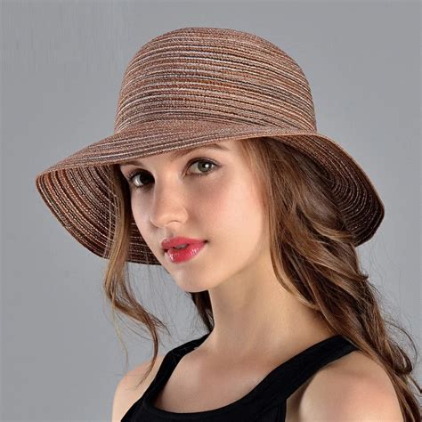 Fashion Beach Hat Female Summer Sun Cap Foldable Wide Brim Straw Hats Girls Big Bow Outside