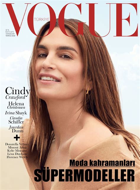 Cindy Crawford Throughout The Years In Vogue Cindy Crawford Magazine
