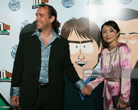 South Park Creator Trey Parker And Wife Ema Arrive At The Comedy