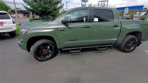2020 Tundra Trd Pro New Army Green Color Youtube