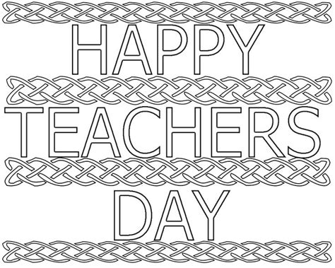 Happy Teachers Day Coloring Pages Happy Teachers Day Happy Teachers